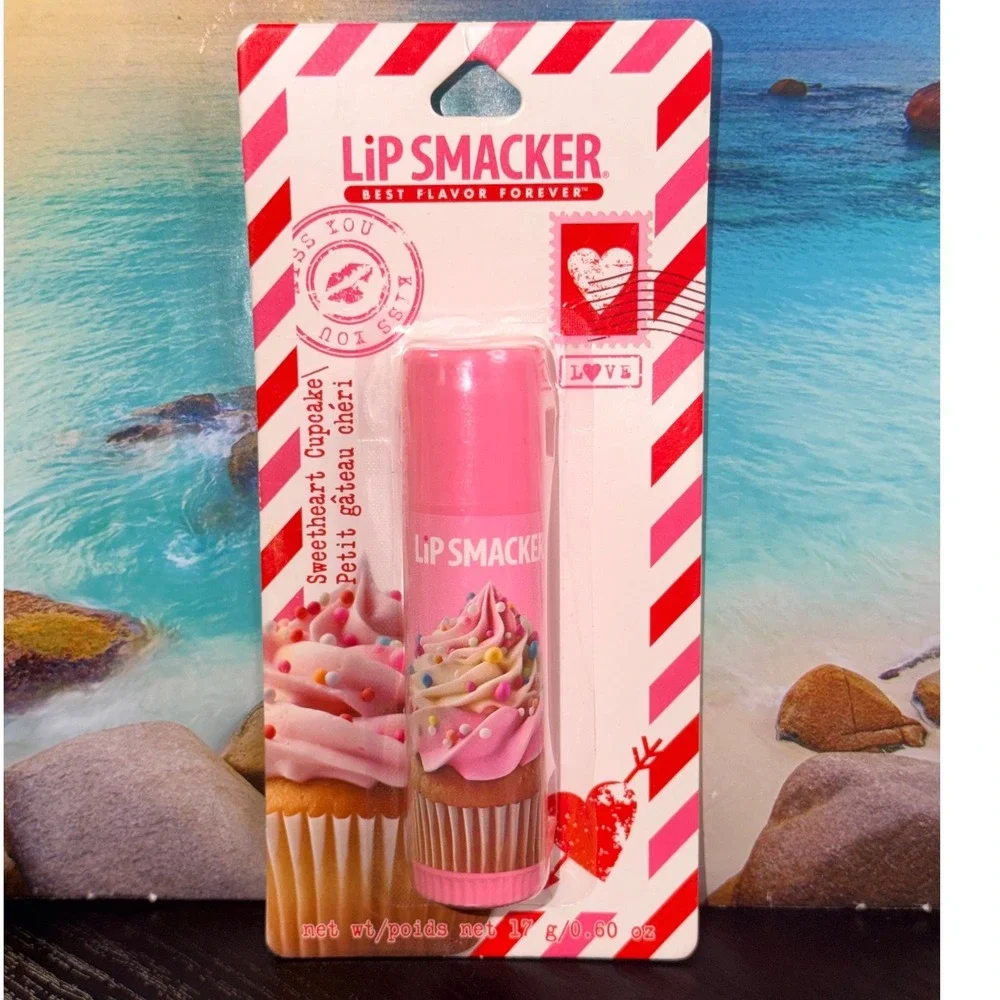 Lip Smacker Sweetheart Cupcake Jumbo Lip Balm Pink New